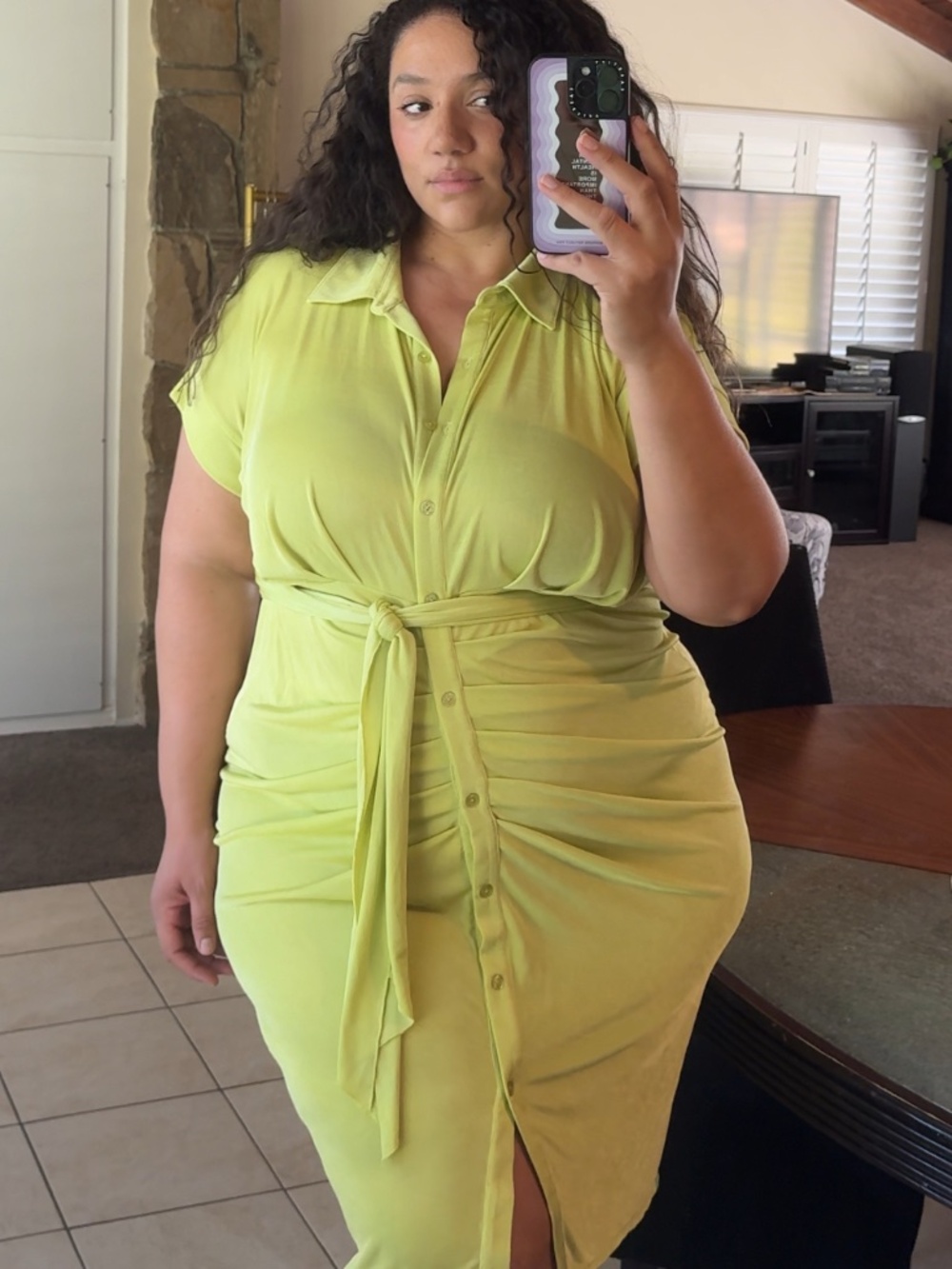 Nina Parker TIe-Front Dress